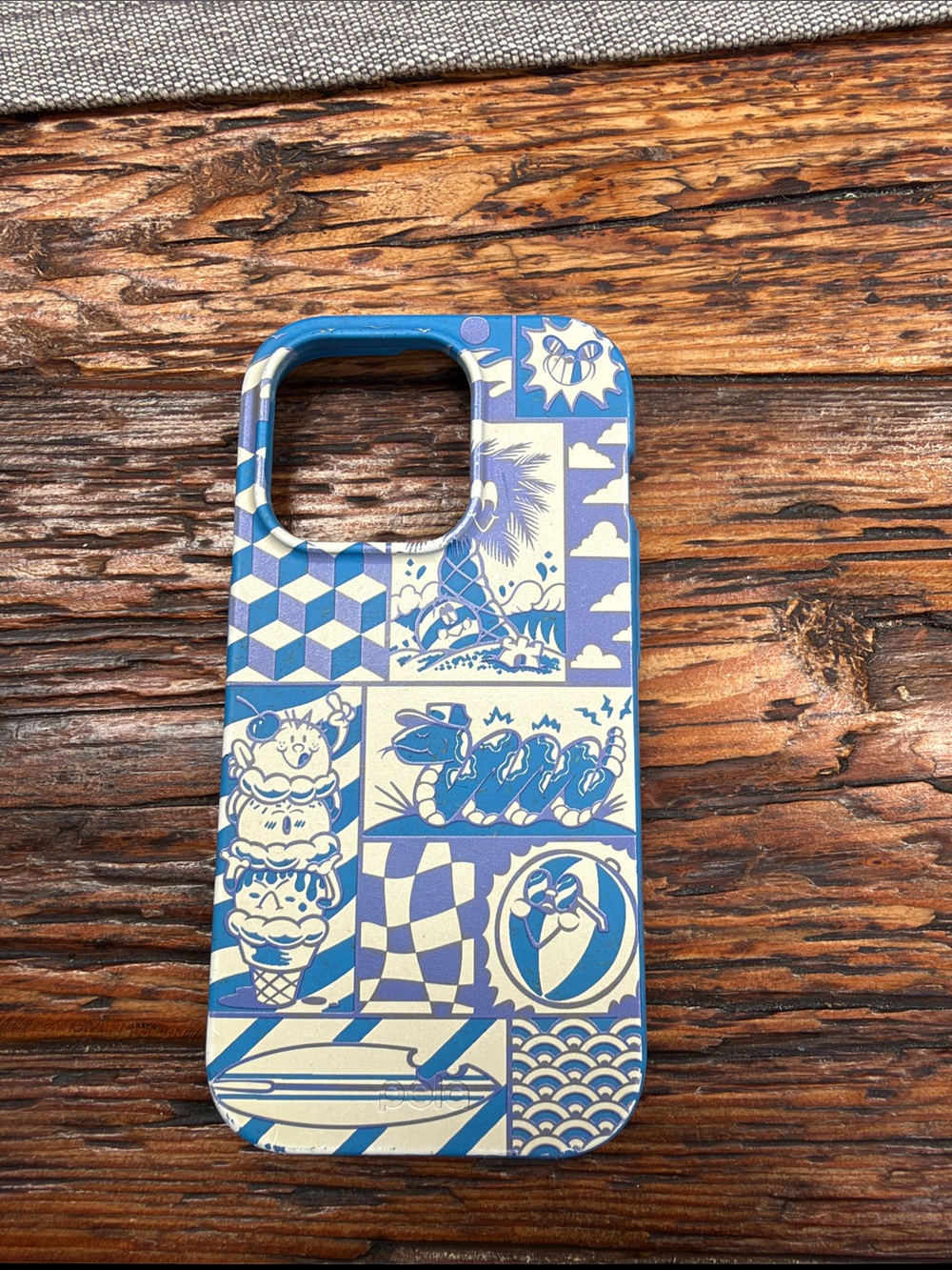 Electric Blue Summer Blues phone case by Pela Case IPhone 15 Pro